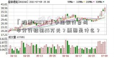 「股票600771」中国银行台州市分行被罚25万元？原因是什么？