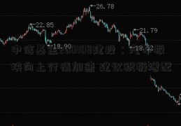 中信基金260108建投：汽车板块向上行情加速 建议积极增配