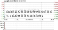 通胀蓝态公益基金会率计算公式是什么？通胀率是怎么算出来的？