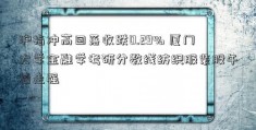 沪指冲高回落收跌0.29% 厦门大学金融学考研分数线纺织服装股午后走强