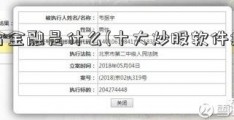 综合金融是什么(十大炒股软件排行)