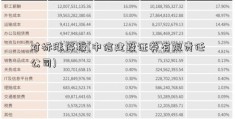 对标涨停板(中信建投证券有限责任公司)